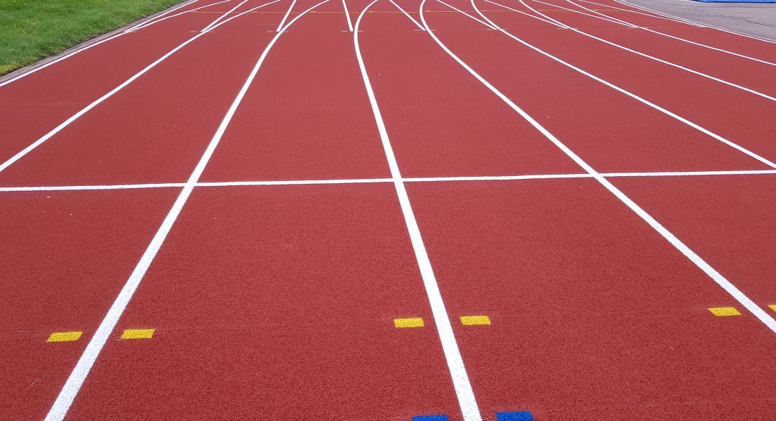 bingham athletics track resurfaced