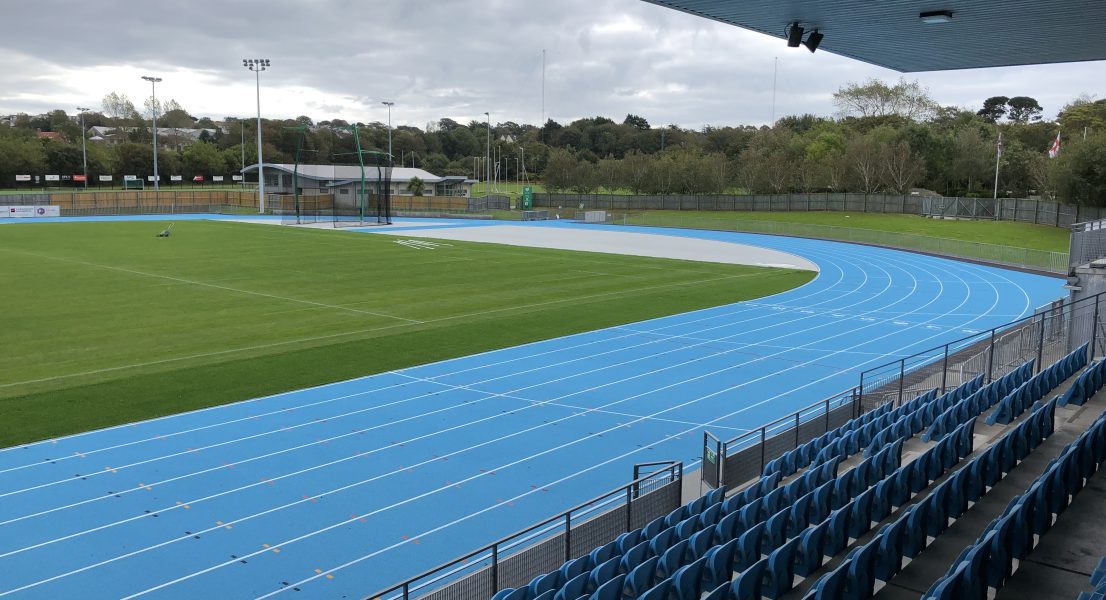 Footes Lane Stadium track surfacing in Guernsey